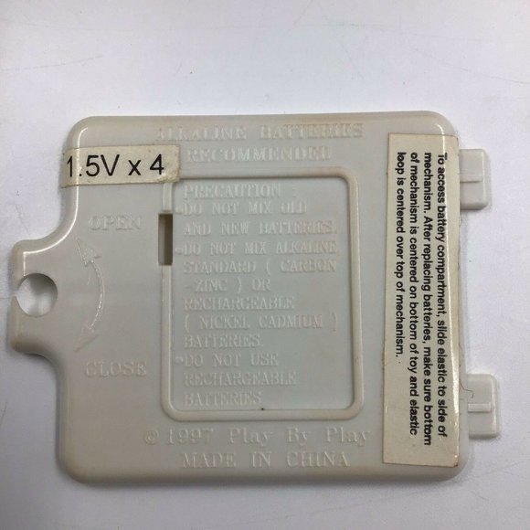 Vintage 1997 Tazmanian Devil Large Taz Talking Plush Stuffed Animal 12" Works! - Picture 10 of 12